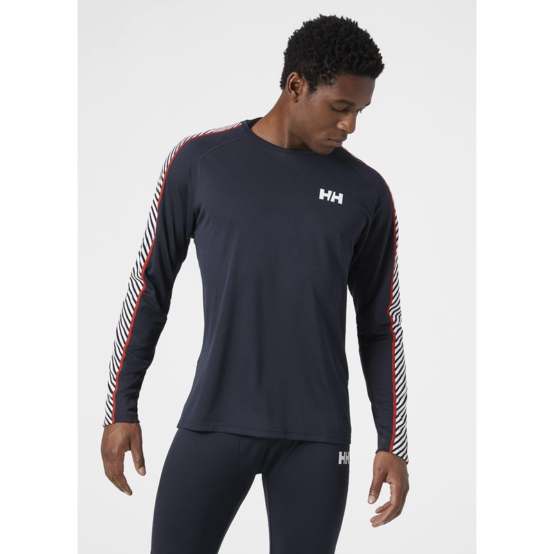 Helly Hansen Men's Lifa Active Stripe Crew Shirt, New Item,