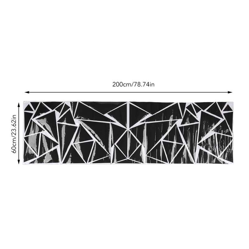 Triangle Car Decoration Stickers Universal 200x60cm DIY Car Body Sticker