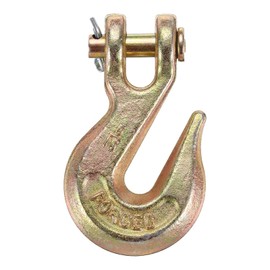 sourcing map 5/16" Clevis Grab Hook, G70 Carbon Steel Transport Safety Chain Hooks, Clevis Grab Hooks for Rigging Deck Receiver Hitches Trailer Wiring