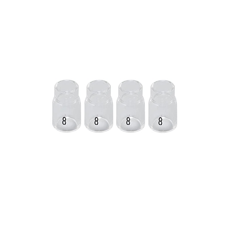RIVERWELD TIG Quartz Nozzle Clear Glass Cups 13N12 8# 1/2"