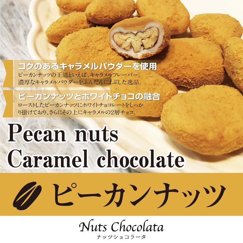 お菓子 チョコ 贅沢ナッツショコラータ4種×3袋(12袋)詰め合わせ ギフト チョコレート お歳暮 プレゼント 小分け アーモンドココア ピーカンナッツキャラメル