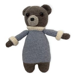 Nominó Osito Pachón Amigurumi 25cm Tejido Crochet Nominó