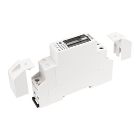 Baomain 1-Module DIN Rail Energy Meter 5(40) A 220–230V 50Hz Single Phase kWh Meter, Class 1, Counter Display 5+1, Industrial Power Consumption Monitor for Distribution Panel