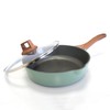 YYJINGYOU Nonstick Frying Pan Skillet with Lid, Omelette Pan, Induction