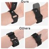 4 Pack Silicone Watch Bands, 20mm 22mm Quick Release Soft
