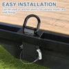 6 Packs Stake Pocket D Ring, Heavy Duty Trailer D