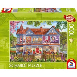 Schmidt Spiele 59709 Spring House Jigsaw Puzzle, 1000 Pieces, Multi-Coloured
