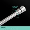 HOMEIDEAS 60 inches Shower Hose, 5 feet Long 304 Stainless