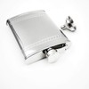 iSavage 6oz Hip Flask with Engraving Decoration with a Funnel