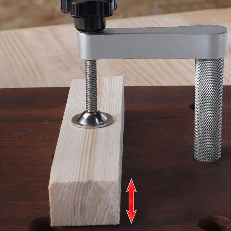 2PCS Bench Dog Clamp, 20mm Bench Dog Hole Clamps, 70mm