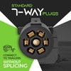 GEARit 7-Way Trailer Extension Cord (12 Feet) 7-Pin Trailer Plug