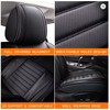Toolzia PU Leather Car Seat Covers - Universal 5-Seat Full