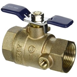 Febco 781-054LL 1" Ball Valve Full Port Thread x Thread with Tapped Side