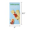 bettergoods California Sourdough Sea Salt and Olive Oil Flatbread Crackers,