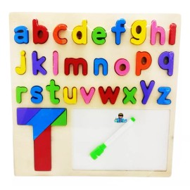 IDECOR Juguete Didáctico Letras De Madera (1 Juego)