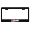 MVP Black License Plate Frame for Toyota GR 86