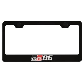 MVP Black License Plate Frame for Toyota GR 86