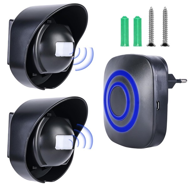 Doorbell with Motion Sensor, Driveway Alarm, Continuity Alarm with 38