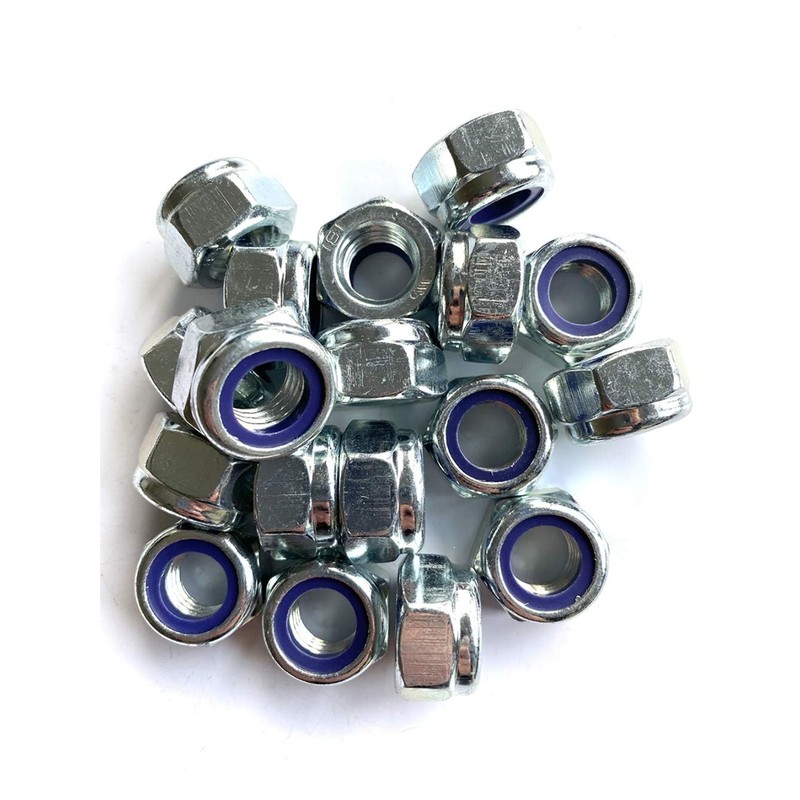 Premium Locking Nuts Nylon insert Lock Nut Steel Nyloc DIN