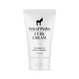Pete & Pedro Curl Cream - Definer Y Amplificador De Cabello Rizos Hidratantes Para Hombres Y Mujeres | Brillo Natural Y Rizos Y Ondas Fuertes, Reductor De Frizz, Tipos De Cabello Rizado Y Ondulado | S