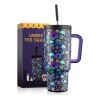 Meoky Vaso Térmicos De Con Calor/frí Inoxidable Pajilla 40oz