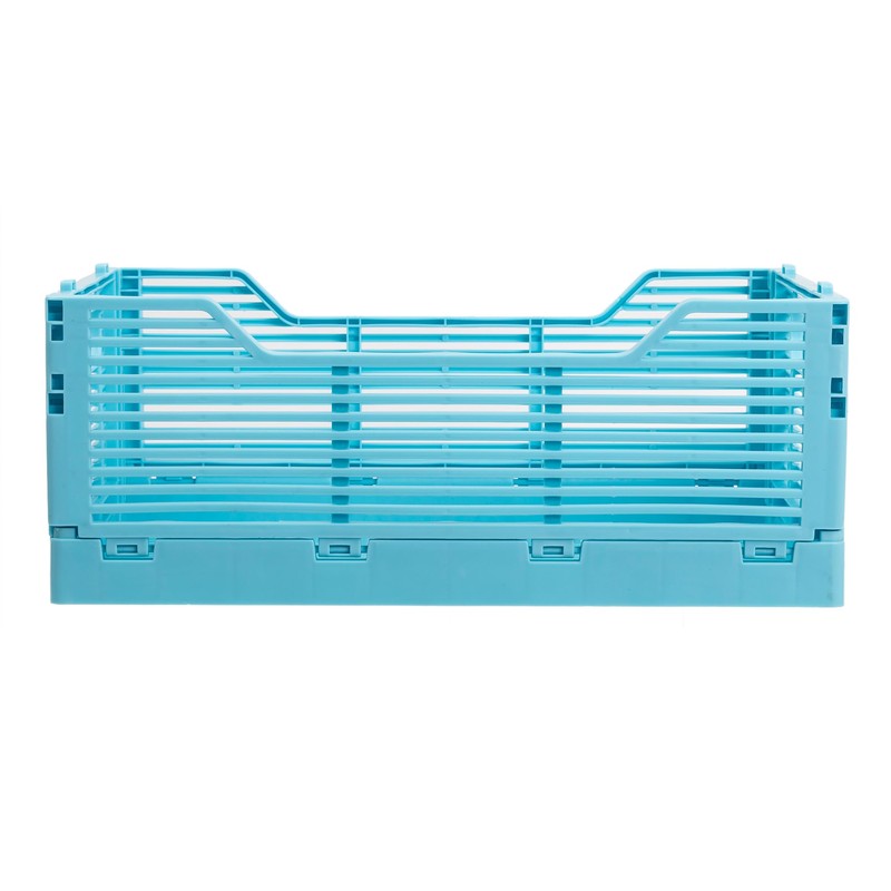 Truu Design Folding Plastic Crates, 30.5 x 20.3 x 11.4cm,