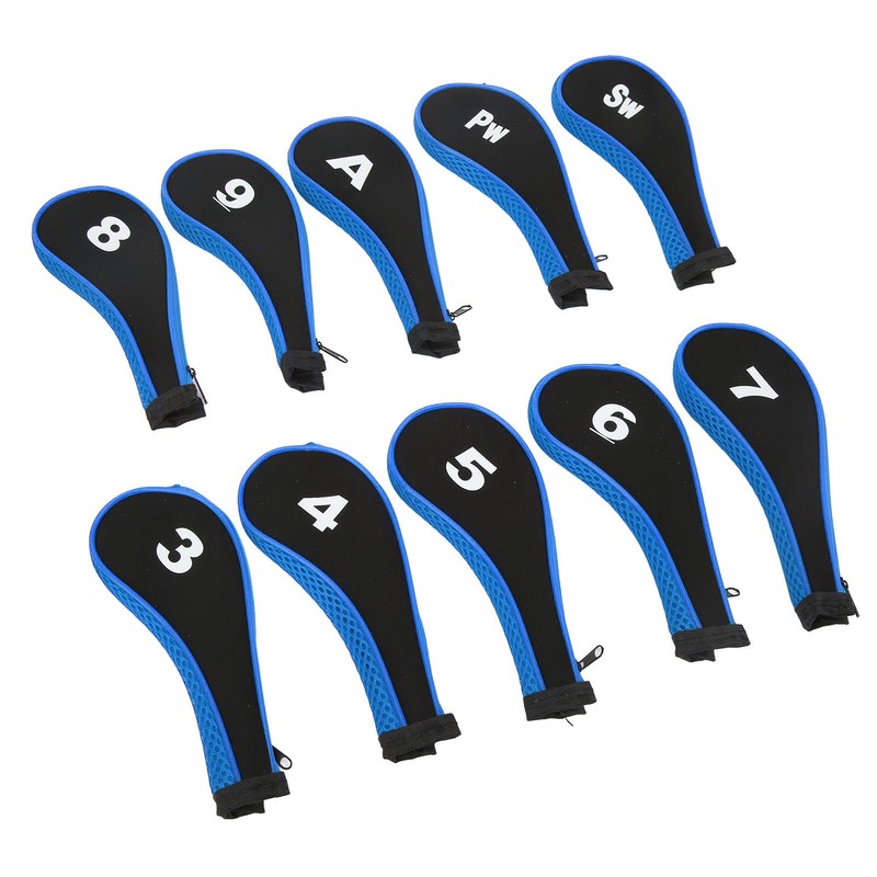 10Pcs Golf Club Head Cover Neoprene Golf Head Cover for