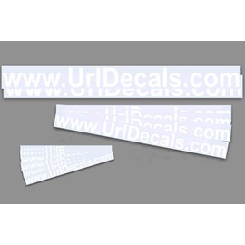 Custom Domain Name URL Decal kit 12 Decals to Promote Your Website or Business Sticker for car Truck Window