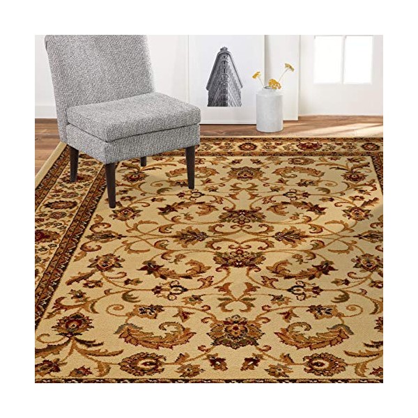 Home Dynamix 3208-100 Royalty Elati Traditional Area Rug 5'2"x7'2", Oriental