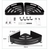 MARZSEFLO 2 Piezas Estante Para Baño Esquinero Regadera Cocina