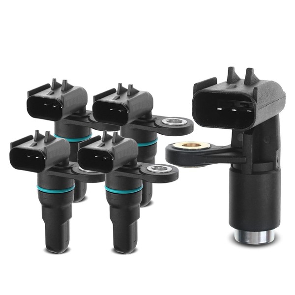 A-Premium 5-PC Engine Camshaft Crankshaft Position Sensors Compatible with Dodge