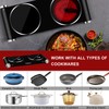 Hot Plate, Techwood 1800W Dual Electric Stove, Countertop Stove Double