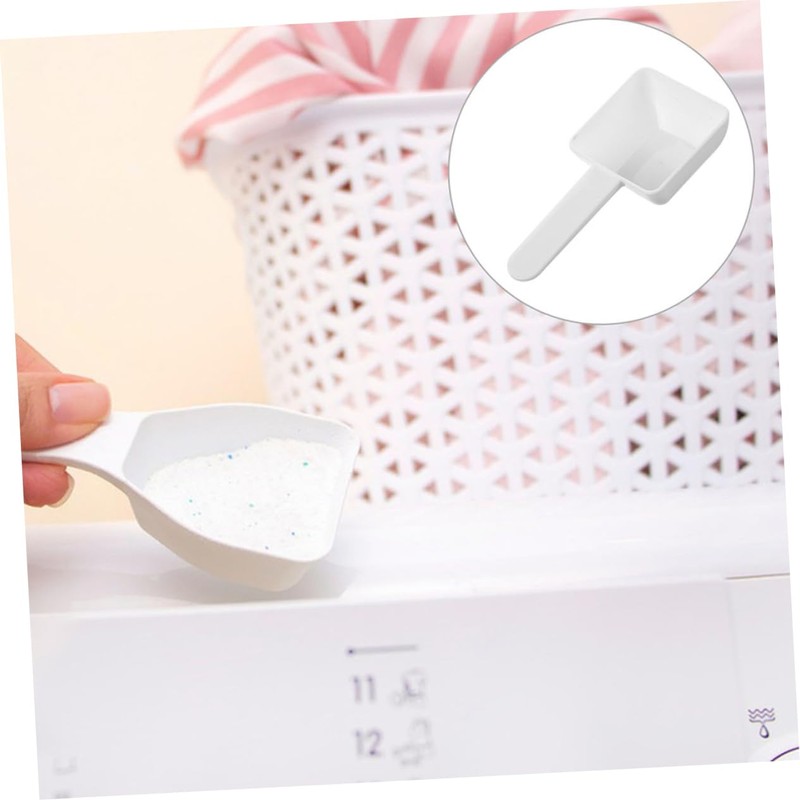 Mobestech 40pcs Laundry Supplies Plastic Scoops for Laundry Measuring for