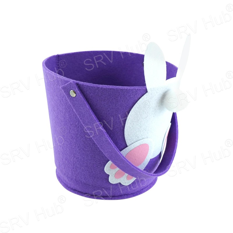 2Pcs Easter Surprise Eggs Buckets for Child | Reusable Easter
