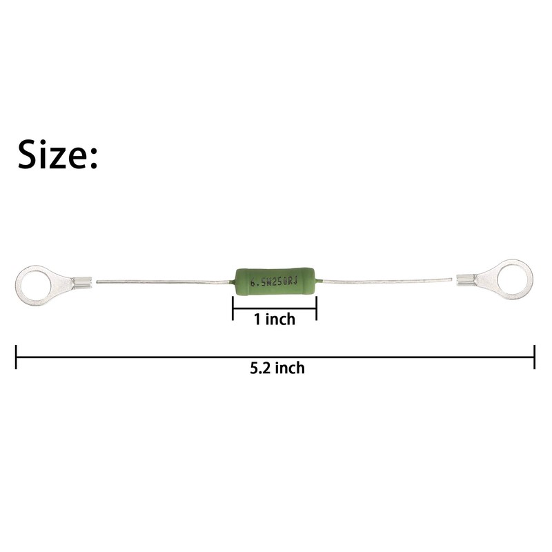 10L0L Golf Cart Solenoid Resistor Assembly for EZGO 1989-up (Except