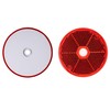 4 Pack Red Round Reflectors Screw On Diameter 60mm Diameter
