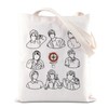 Korean Boy Group Merchandise Tote Bag Kpop Music Lovers Shoulder