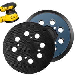 Sander Replacement Pads for Dewalt, 5 inch 8 Hole Hook and Loop Orbital Sander Pad Compatible with DWE6421 6421K DWE6423 6423K DCW210BK DWE64233 & N329079, 4 Screw Holes (2 Pack)