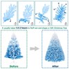 Yaheetech 7.5ft Premium Snow Flocked Artificial Christmas Tree Hinged Pine