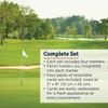 Deluxe Golf Proximity Marker Kit | Pack of 4 Weather-Resistant,