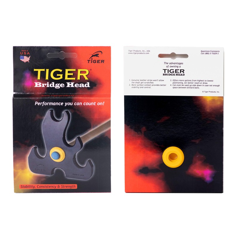 Tiger Pool Cue Bridge Head