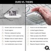 Questech 5" Soap Dish, Corner Shelf for Inside Shower, Retrofit