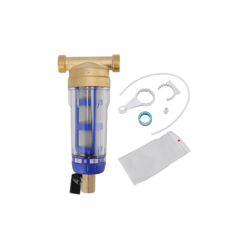 TOPINCN Filtro de Agua de Sedimento Giratorio Prefiltro Doméstico