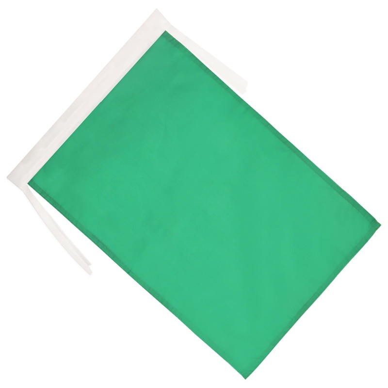 AZ FLAG Race officer green Flag 18'' x 12'' cords