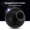 Plastic Knobs Wheelchair Joystick Knob Ball Handle Black Open Breathing