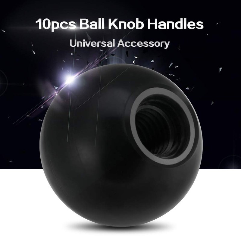 Plastic Knobs Wheelchair Joystick Knob Ball Handle Black Open Breathing
