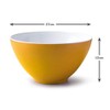 Zeal G217M Two Tone Salad Bowl 26cm-Mustard, Melamine