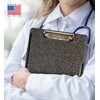 Dexas Slimcase 2 Storage Clipboard with Side Opening, Heavy Granite