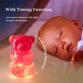 YCJIAAUT Bear Night Light Bears Night Light Bear Light Cute Night Light Night Light Bear Cute Lamp Animal Lamp Animal Night Light Cute Lights Cute Desk Lamp Cute Light Night Lights Cute Fun Lights