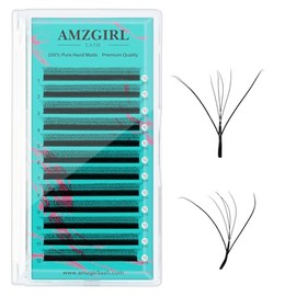 Eyelash Extensions Volume Lashes D Curl 8-15mm Mixed Length Matte Black Lightweight Natural Look 12 Rows Professional Salon Supplies(8DW,D-10mm)